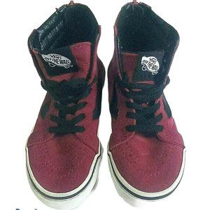 Vans Kids Shoes Size 13 Skateboard Red Style 72145
